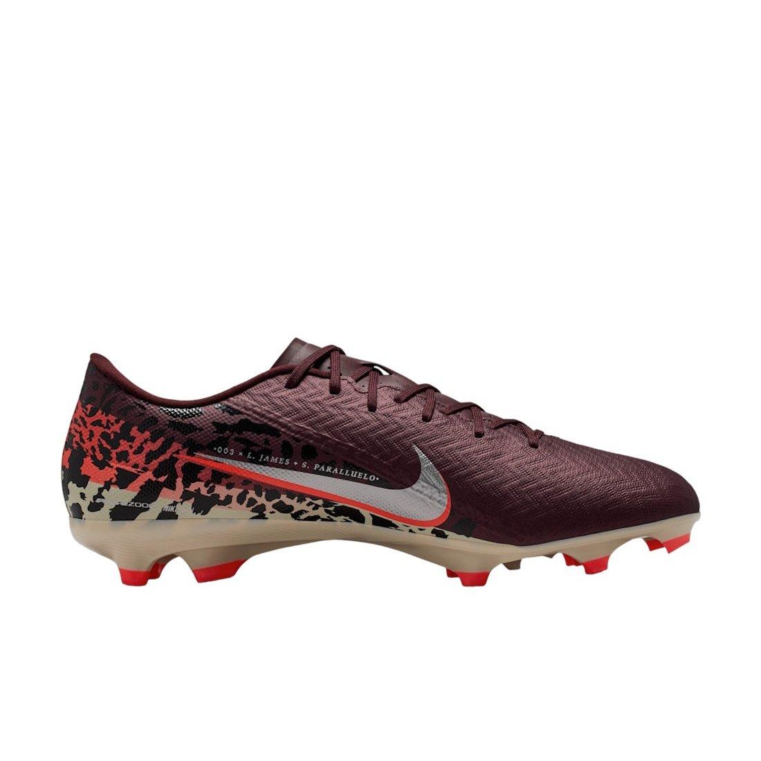 Nike United Mercurial Vapor 16 Academy MG "Burgundy Crush/Red/Fossil/Silver" Men's Soccer Cleat - BURGUNDY/RED/FOSSIL/SILVER